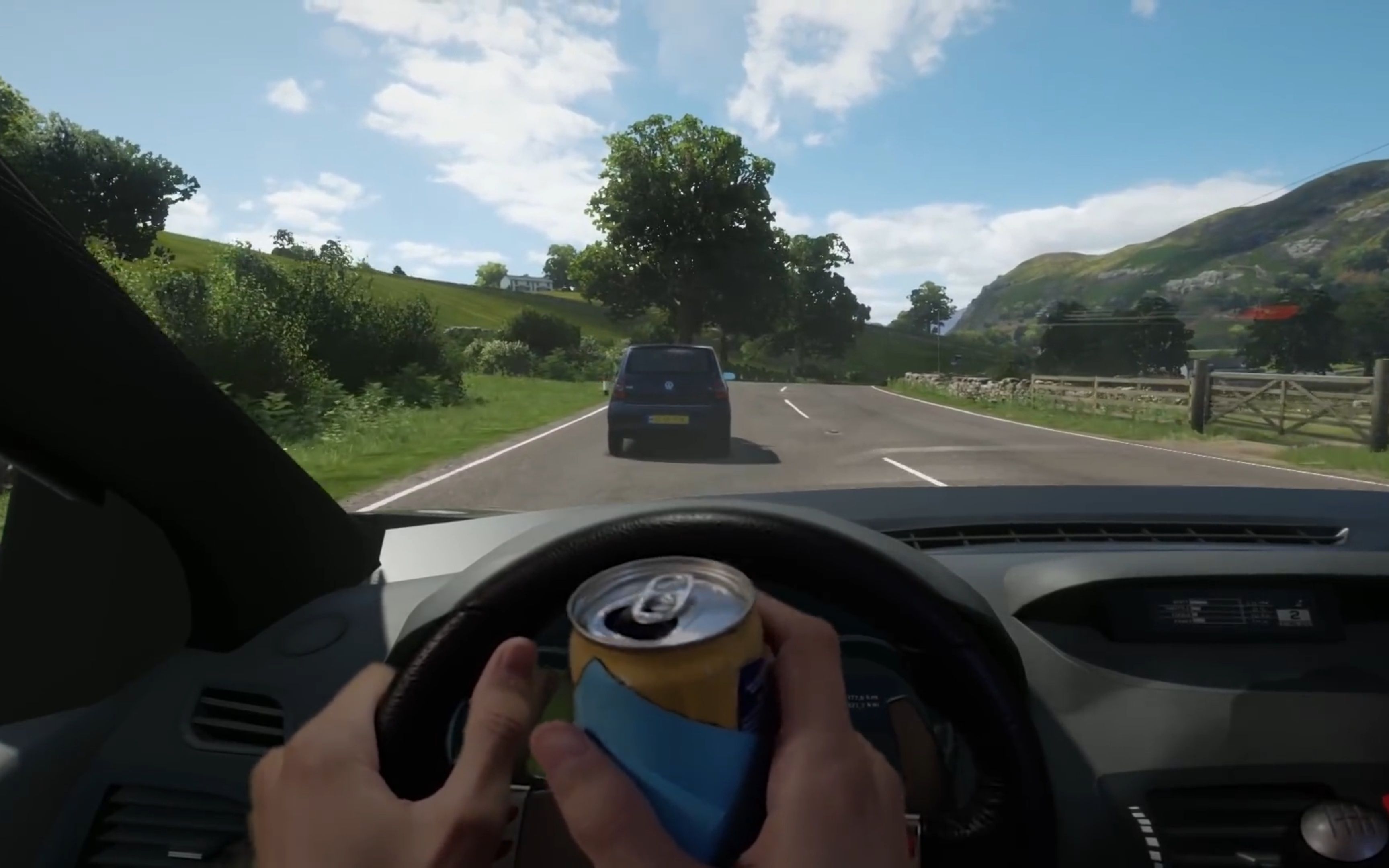 极限竞速地平线4 真实的驾驶视角