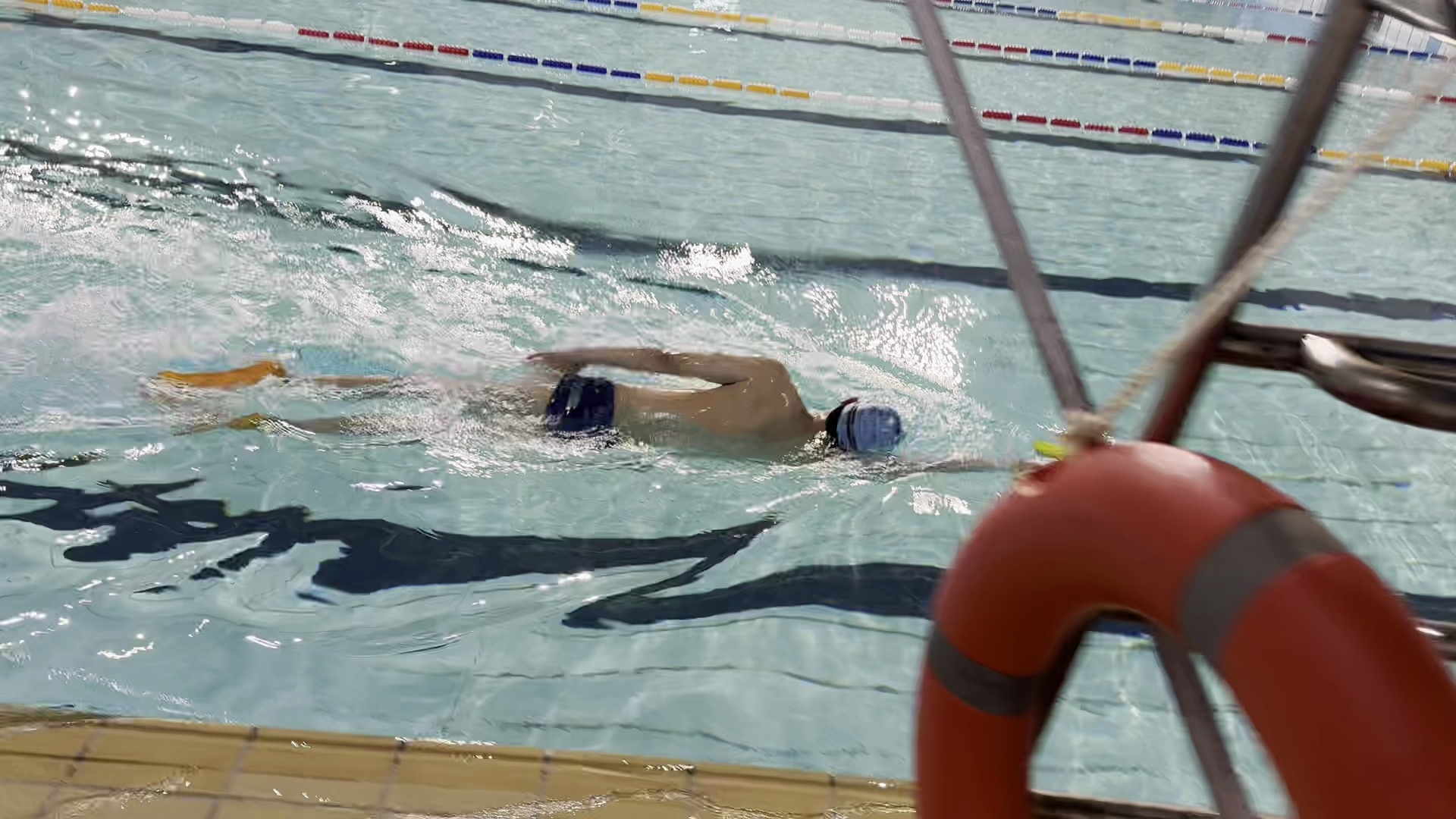 扶板直臂单划手练习