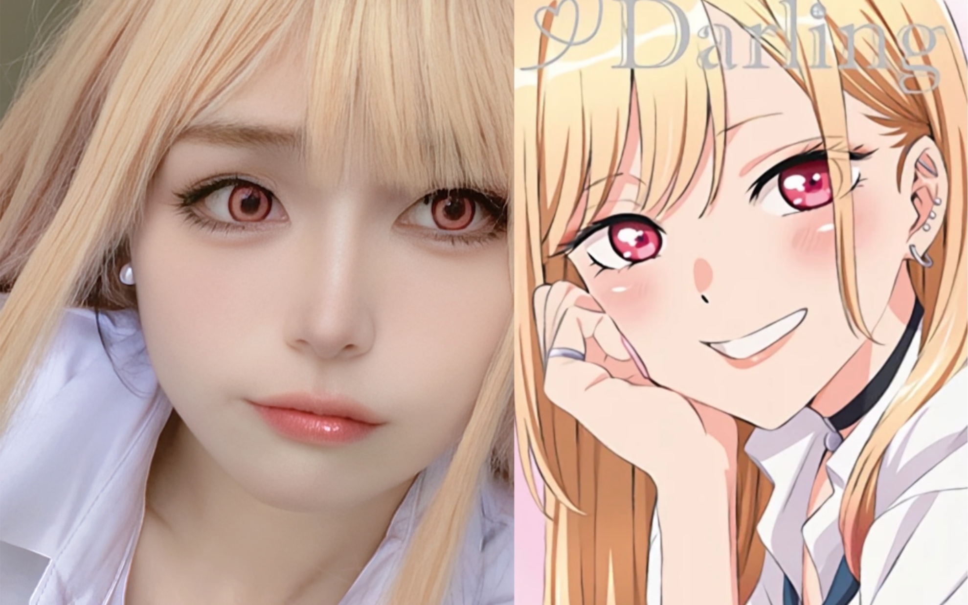 【cos妆分享】喜多川海梦cos妆试妆,能成为喜欢的人物真是太好了