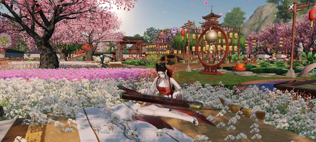 【天涯明月刀】雅士弹琴 这个动作能再流畅点就好咯_哔哩哔哩_bili