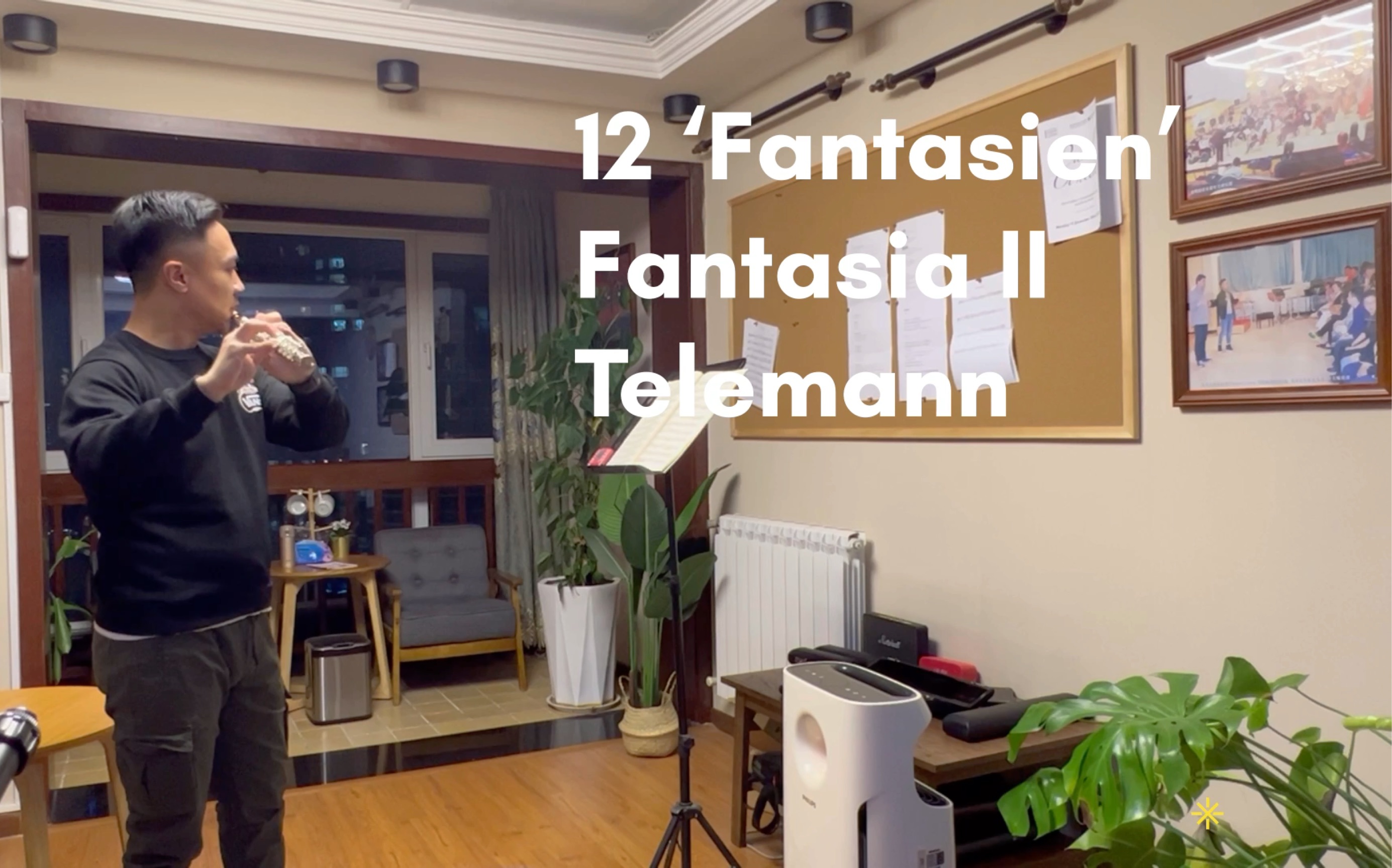 [图]（原声）泰勒曼12首幻想曲 第二首」Telemann 12 ‘Fantasien‘ Fantasia II