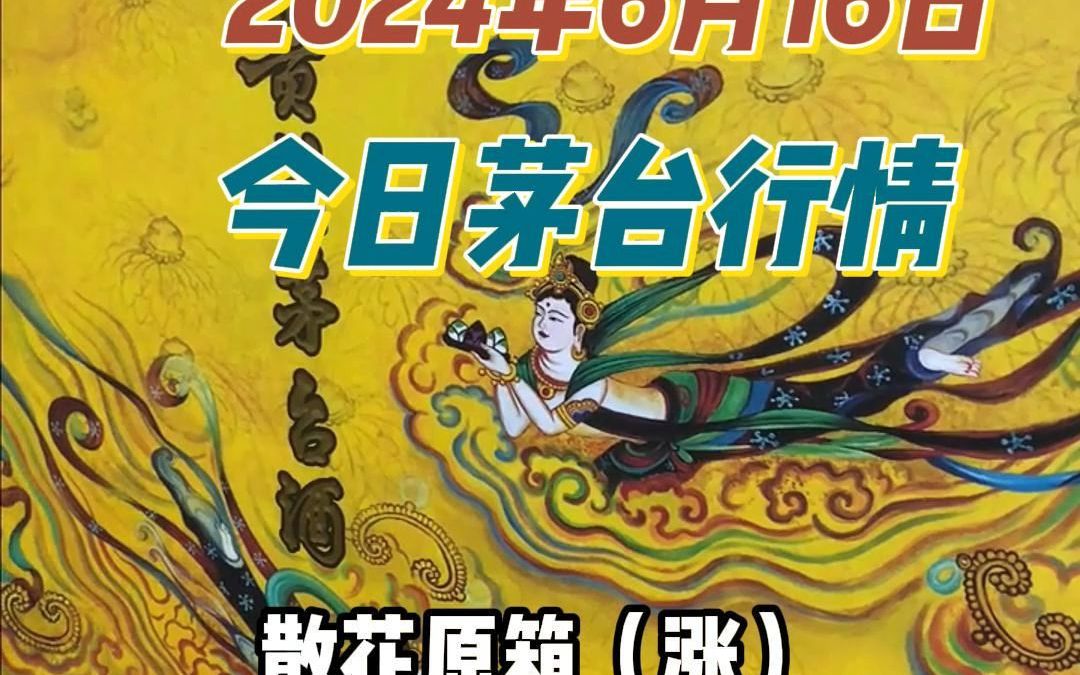 2024年6月16日,今日茅台行情,变天了哔哩哔哩bilibili