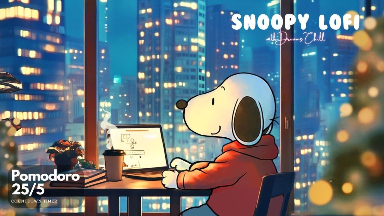 史努比的最后期限 ⏱️ 令人兴奋的 Lofi Beats 可提高您的工作效率哔哩哔哩bilibili