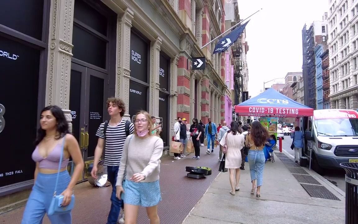 [图]漫步纽约 _ Exploring SOHO in New York City on Friday Evening (June 11, 2021)