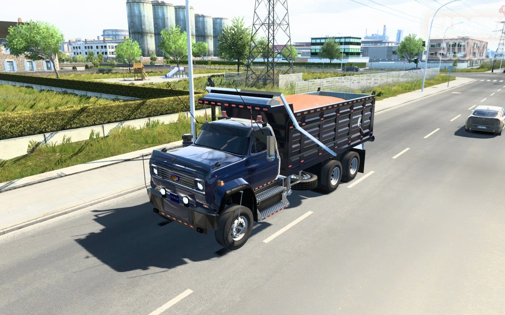 欧卡2mod:cartruck的雪佛兰c70 1.41_哔哩哔哩bilibili_欧洲卡车模拟2