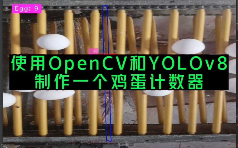 使用OpenCV和YOLOv8,制作一个鸡蛋计数器!哔哩哔哩bilibili