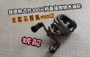 Descargar video: 也许是300价位最强微物水滴轮，米歇尔极狐mini2拆解测评