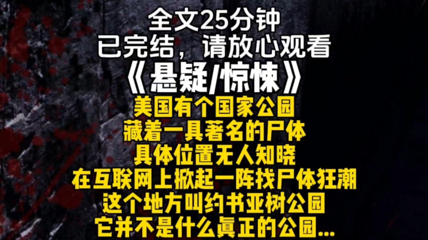 美国有个国家公园藏着一具著名的尸体具体位置无人知晓在互联网上掀起一阵找尸体狂潮这个地方叫约书亚树公园它并不是什么真正的公园...哔哩哔哩bilibili