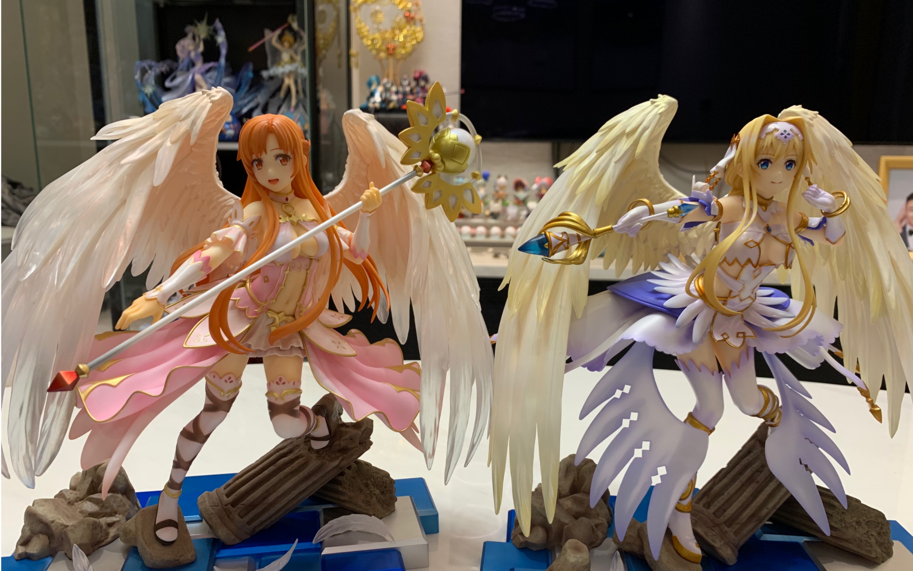 手办开箱ssf亚丝娜治愈天使手办开箱这就是天使么爱了爱了