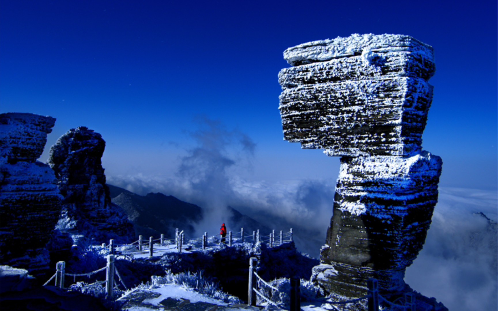 梵净山的雪,还是"飘到"浙江啦