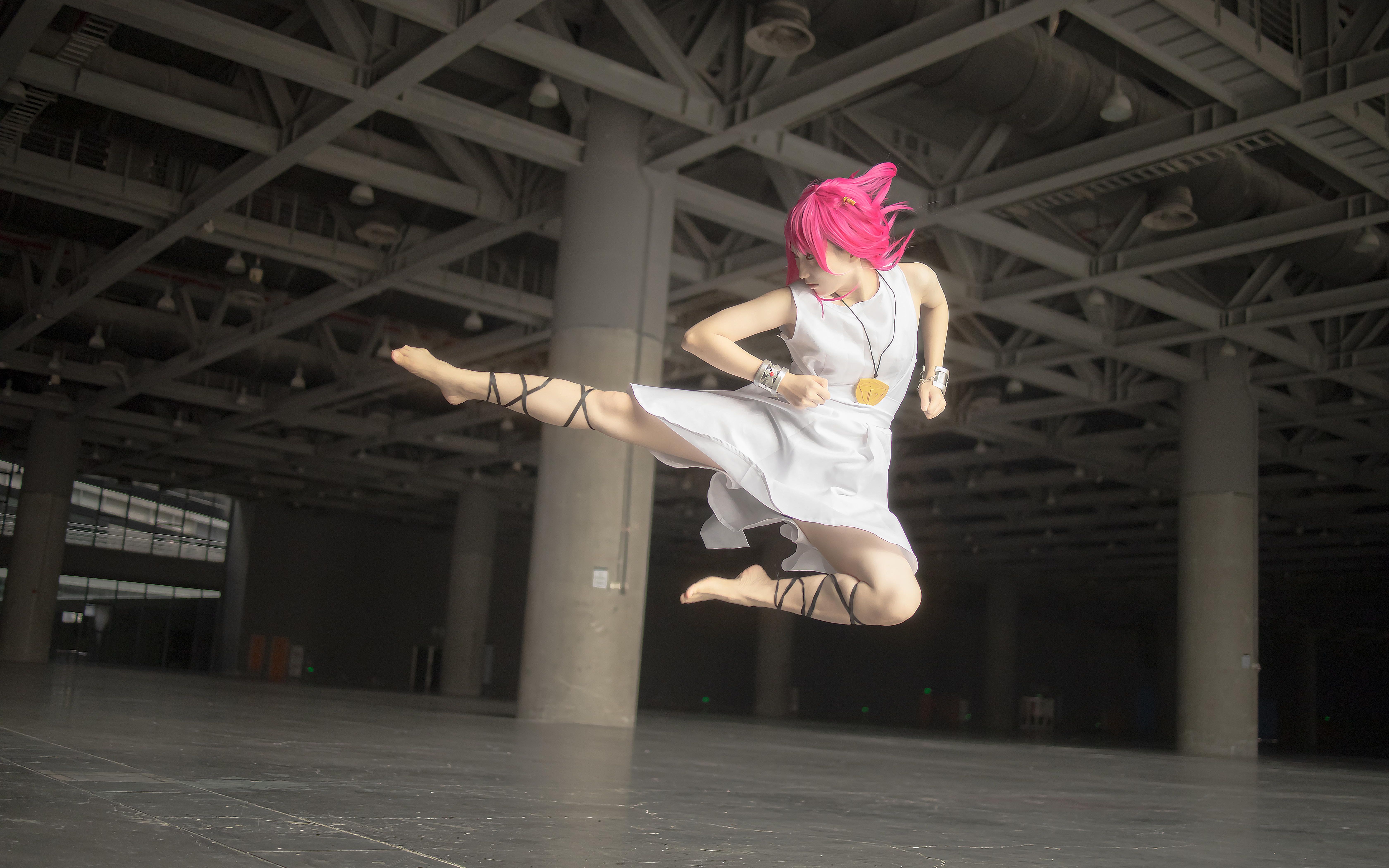 摩尔迦娜现场教你飞踢!学起来!可1.5倍数食用