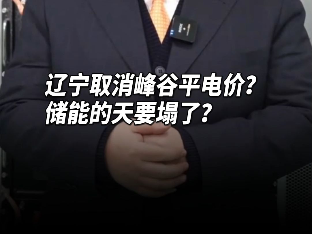 听说辽宁取消峰谷平电价?闹得沸沸扬扬,储能的天要塌了吗?哔哩哔哩bilibili