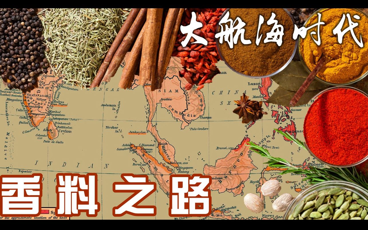 [图]大航海时代 香料之路 胡椒桂皮丁香肉豆蔻 地理大发现的源头