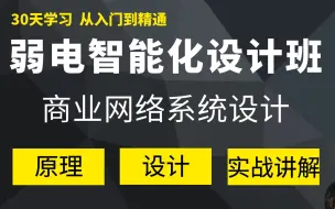 下载视频: 弱电智能化 | 商业网络系统设计