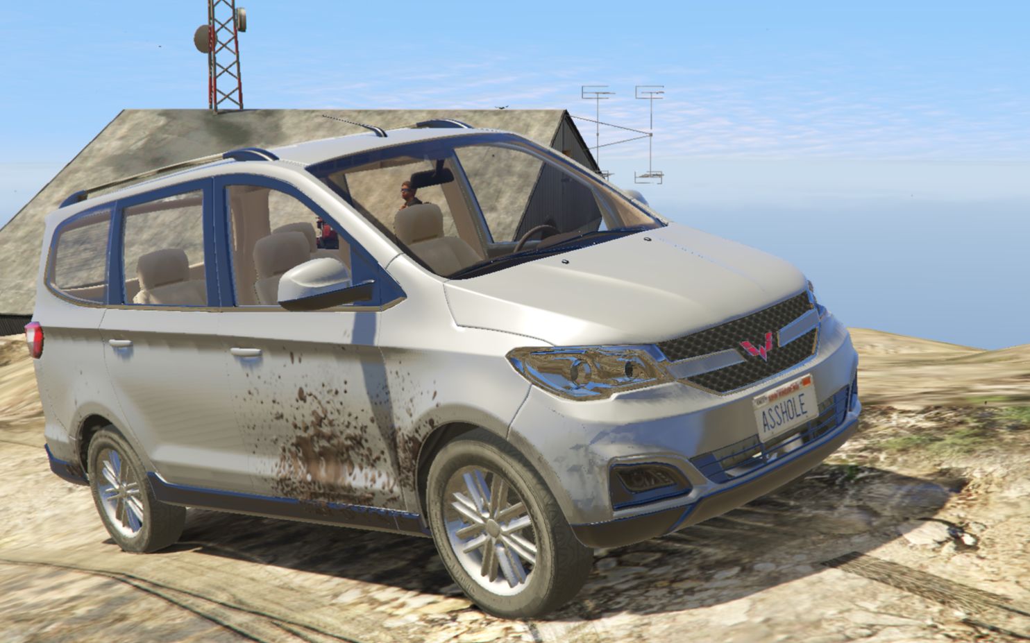 gta5国产车系列国产神车五菱宏光s上c山皮实耐造没有五菱走不了的路