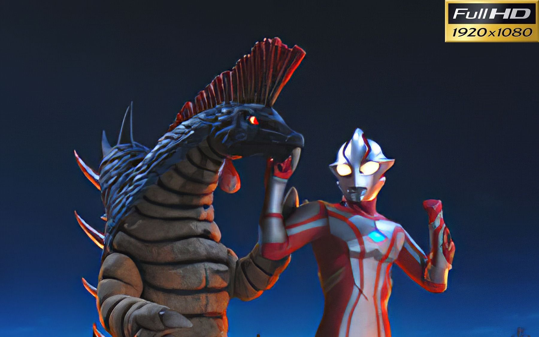 【1080p修复】【梦比优斯奥特曼】【蓝火的女人】梦比优斯vs人魂怪兽