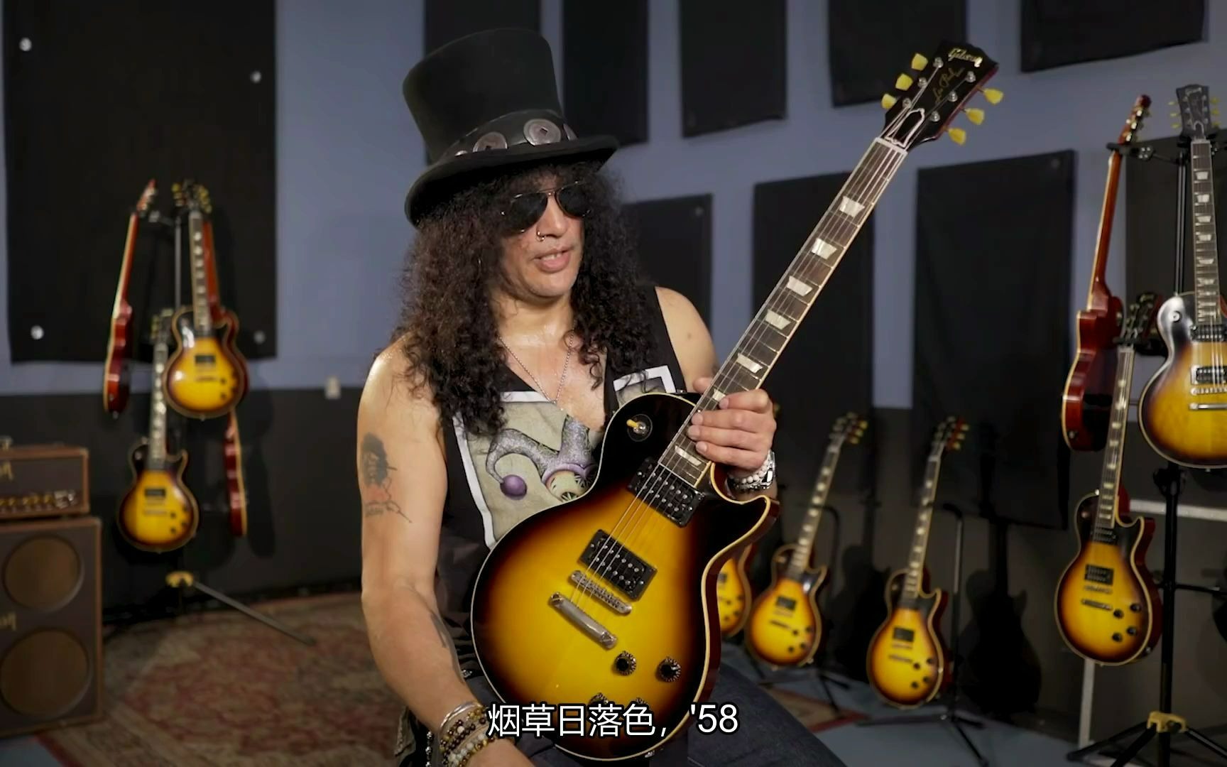 【gibsontv中文版】slash簽名款 brazilian dream菸草日落色58 les