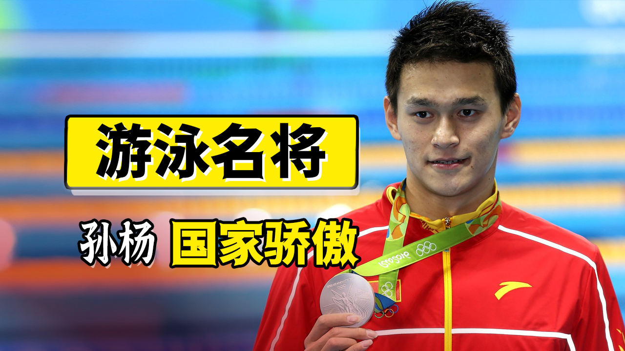 世界游泳名将孙杨,凭借不懈努力与付出拿下这一身荣誉