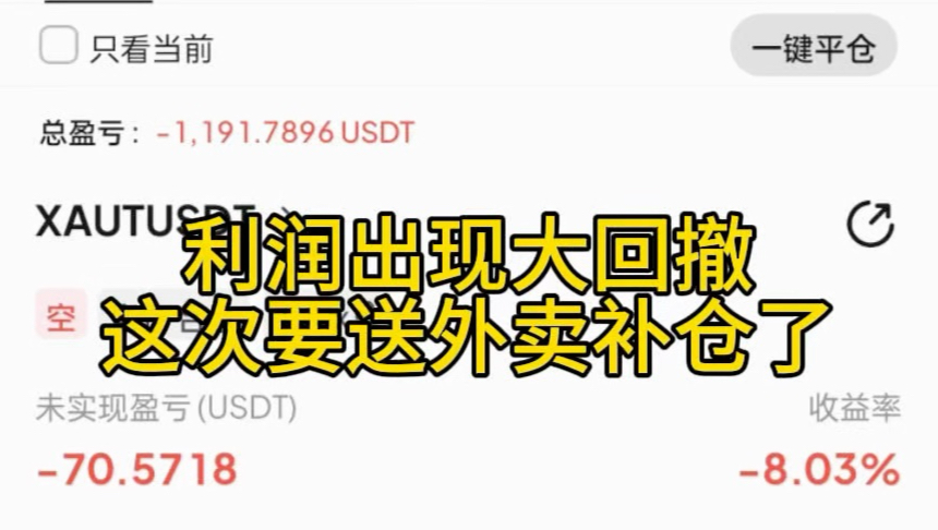 币圈2W到10W挑战，这次真要去送外卖了吗？送外卖的速度决定我加仓账户保证金的速度！