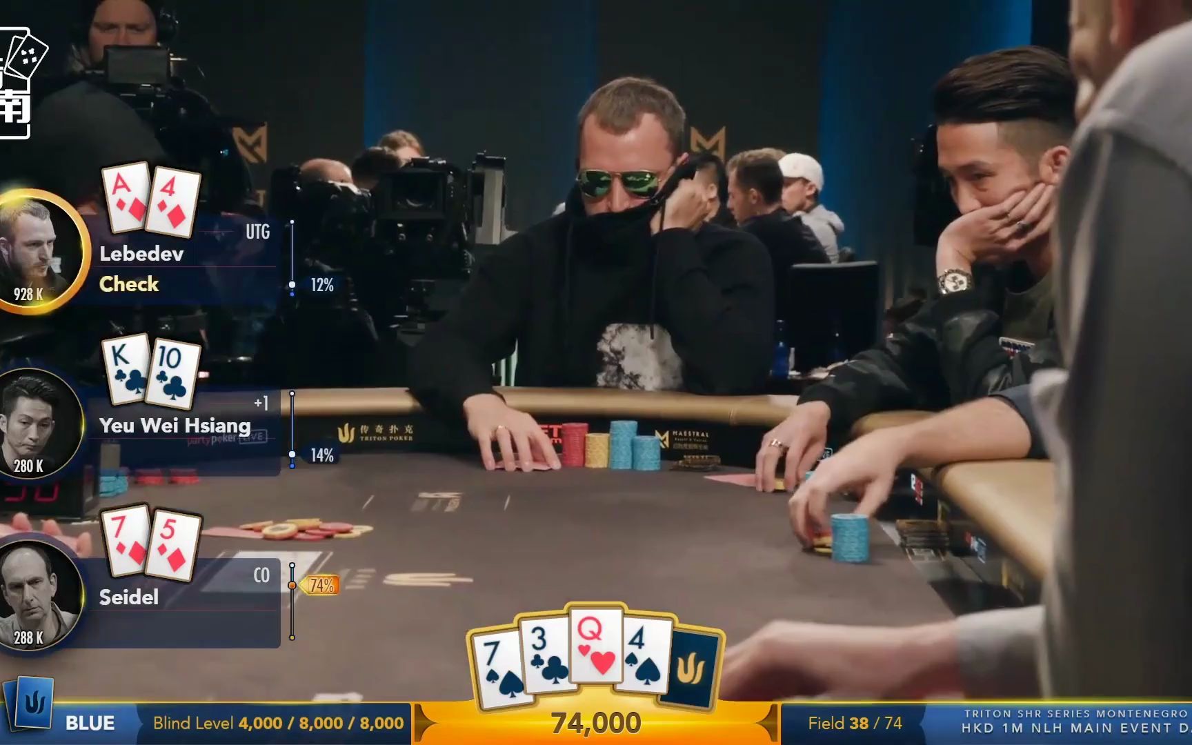 奖金榜世界第一的kenney起飞了_桌游棋牌热门视频