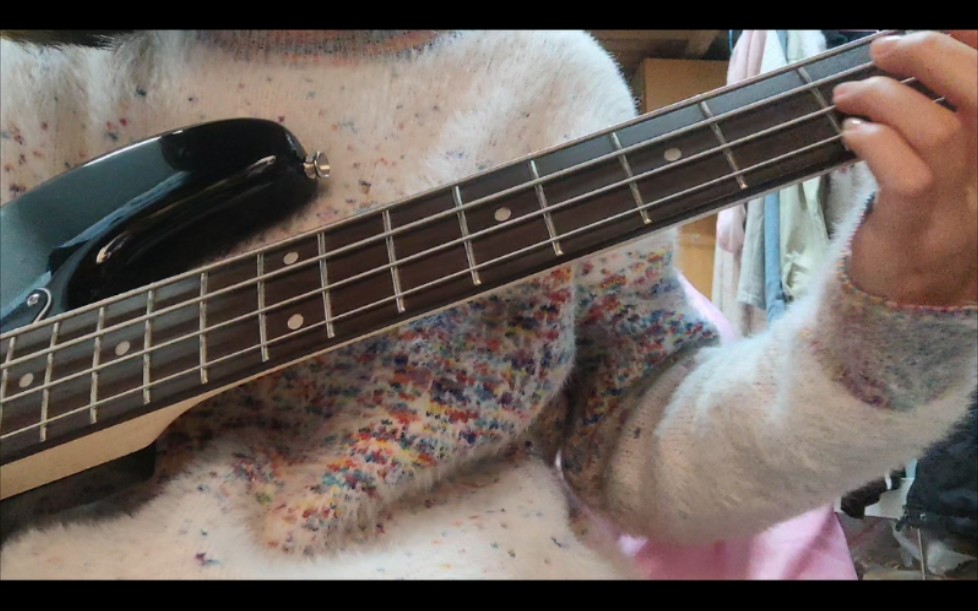 【贝斯】练贝斯day1 《小星星》