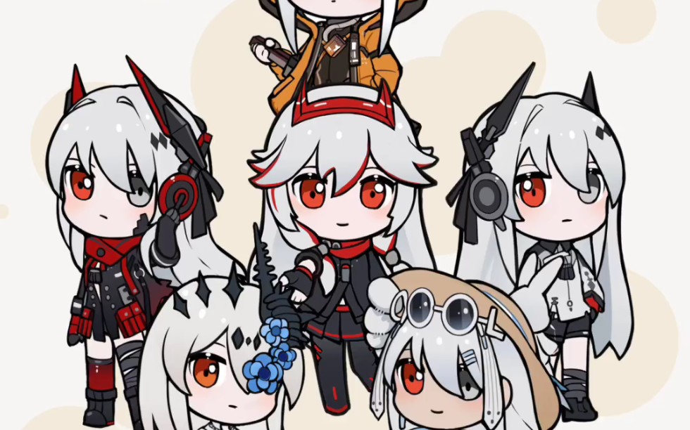 【战双/约稿】深红之渊q版小人,原图在评论区