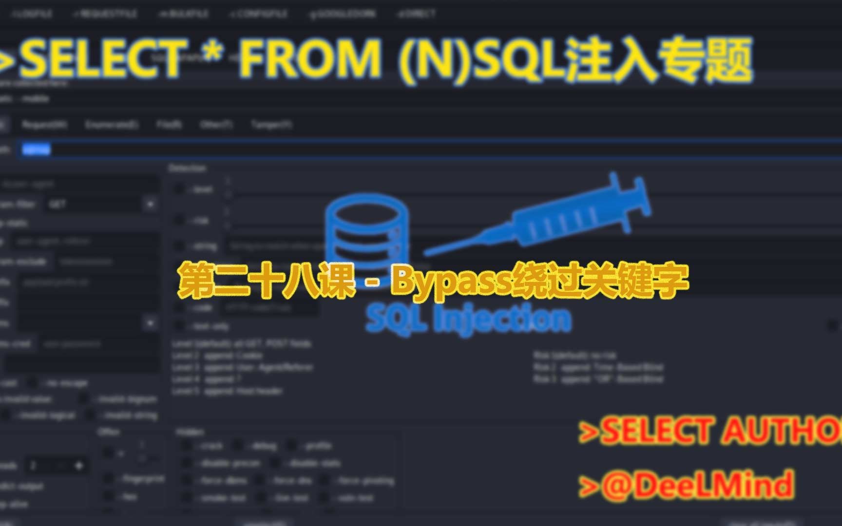 第二十八课  Bypass绕过关键字哔哩哔哩bilibili