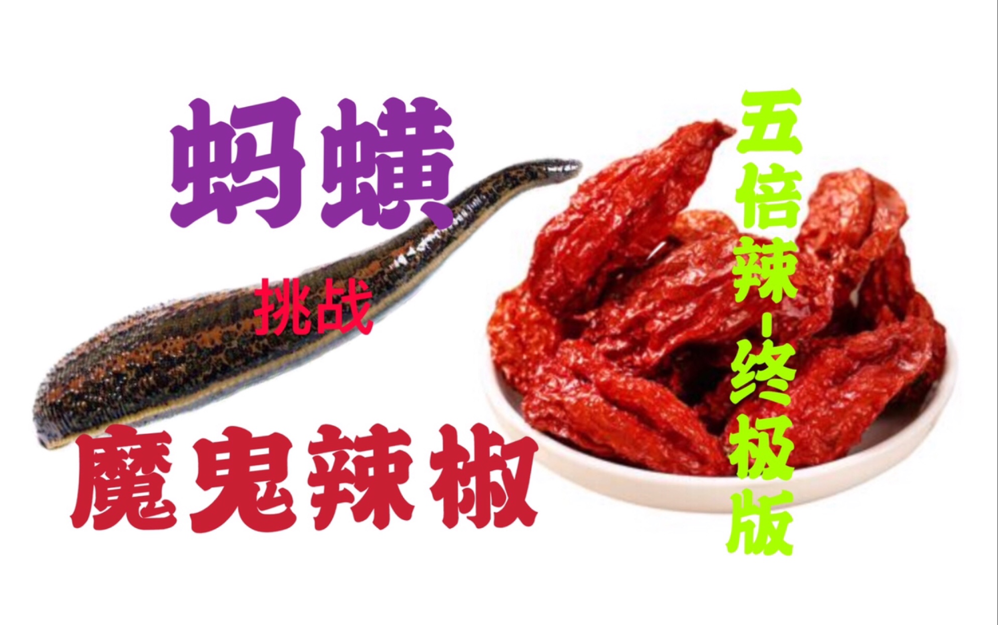 这up主把蚂蟥水蛭剪个口挑战魔鬼辣椒终极版重口慎入