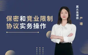 Descargar video: 保密和竞业限制协议实务操作