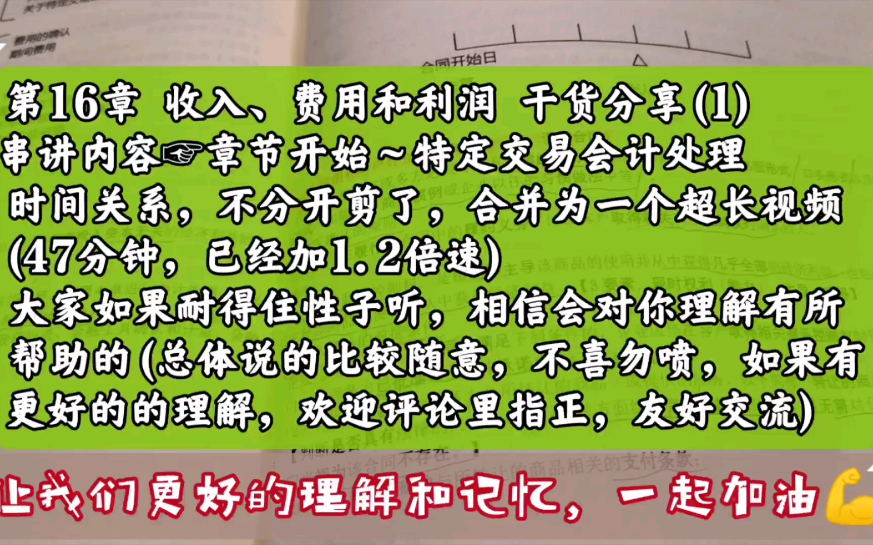 第16章 收入、费用和利润 干货分享(1)串讲内容☞章节开始~特定交易会计处理 很多知识点,超长47分钟……哔哩哔哩bilibili