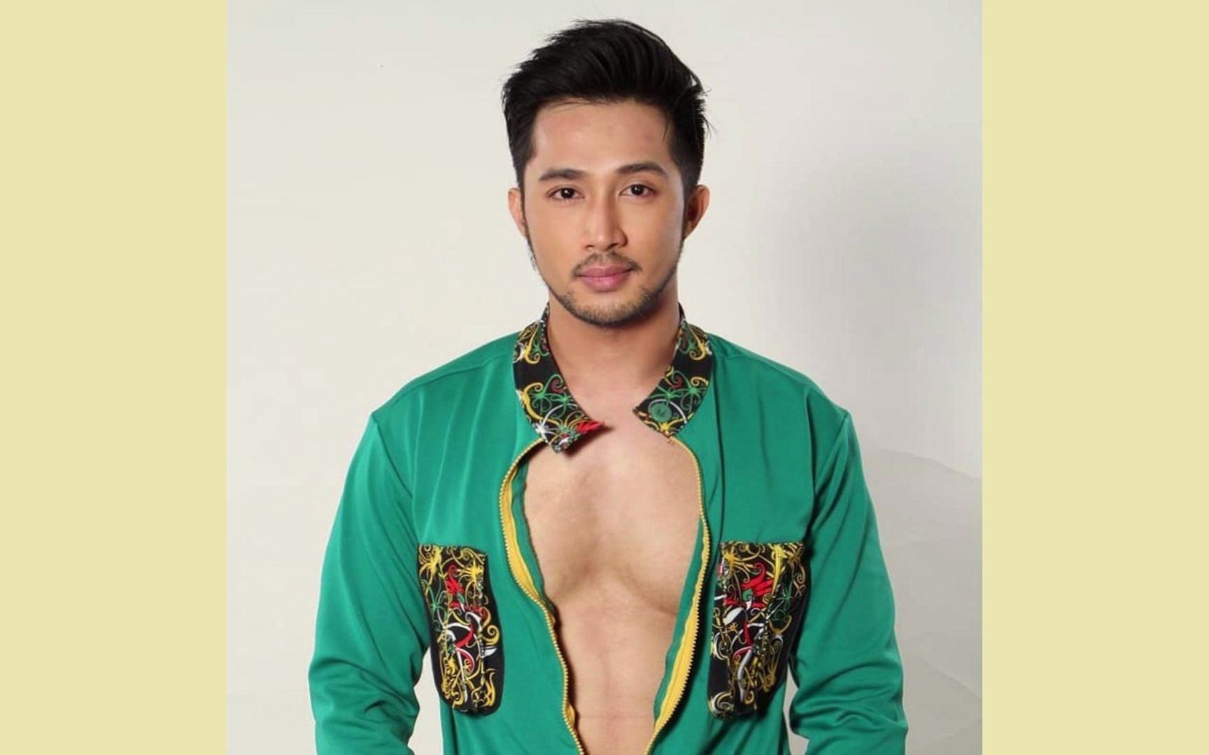 马来西亚健壮肌肉型男,健身男模帅哥.