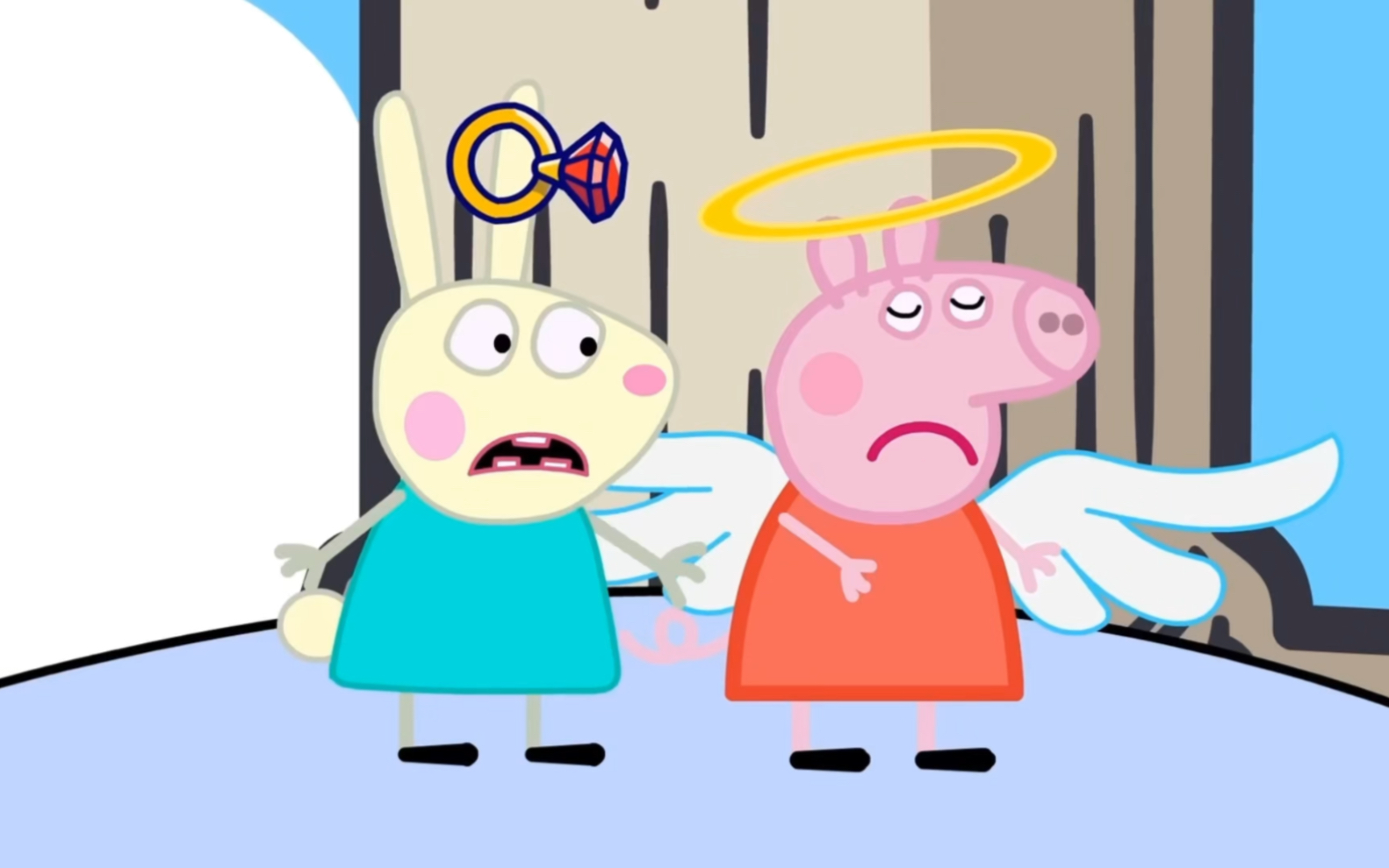 小猪佩奇动画:佩奇和瑞贝卡的真挚友情