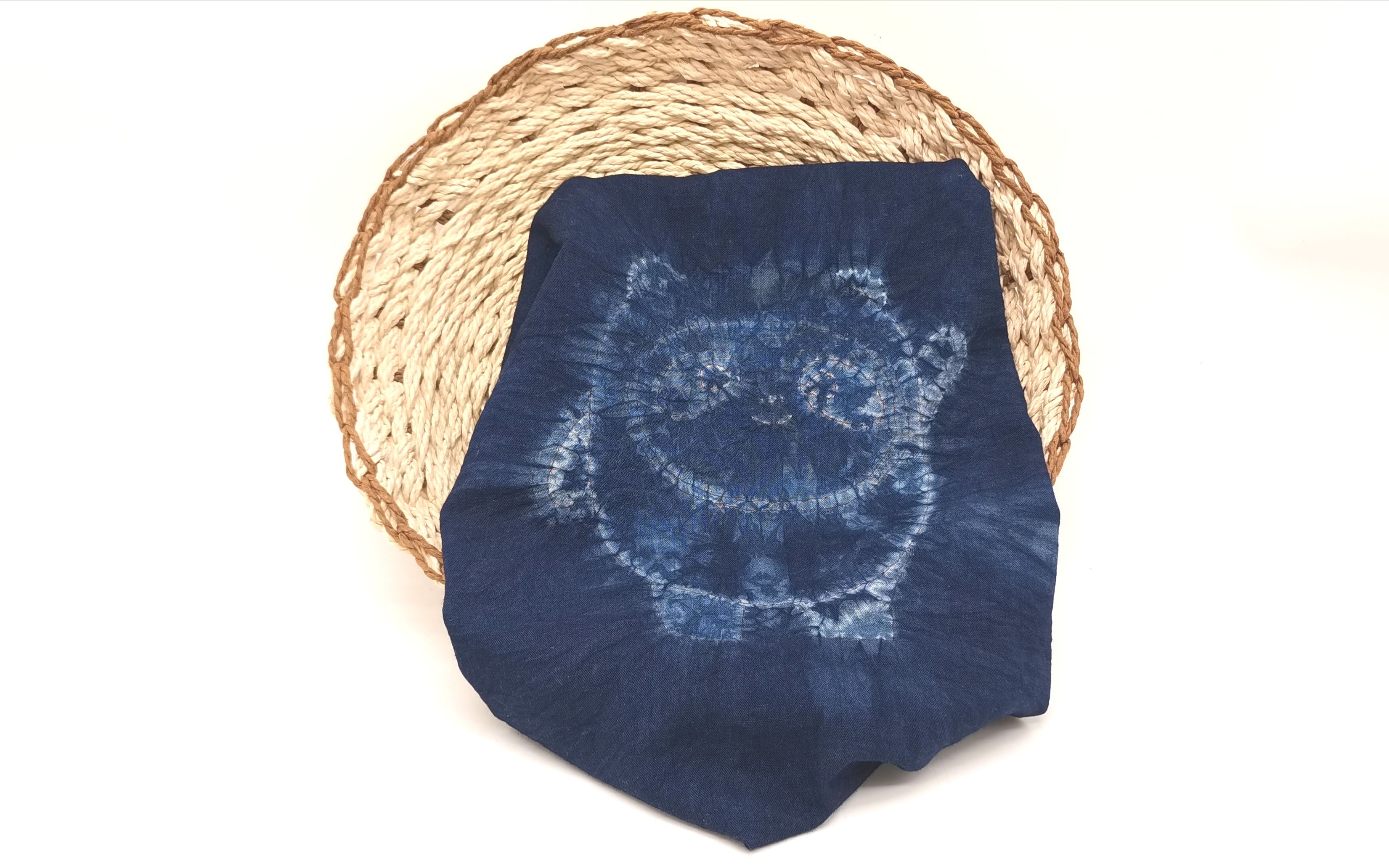 扎染冰墩墩手帕