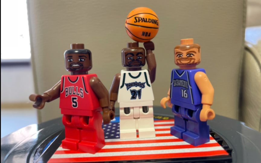 乐高nba人仔 3566 罗斯 加内特 斯托贾科维奇