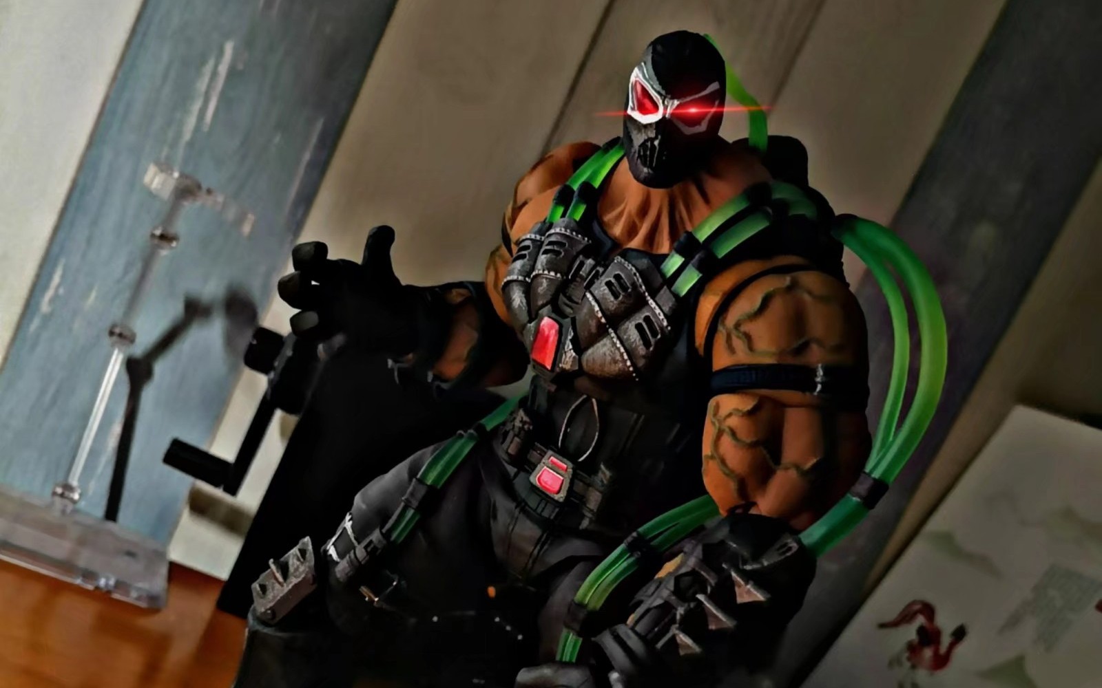 storm toys不义联盟蝙蝠侠超级反派1/12毒液人贝恩bane可动人偶模玩