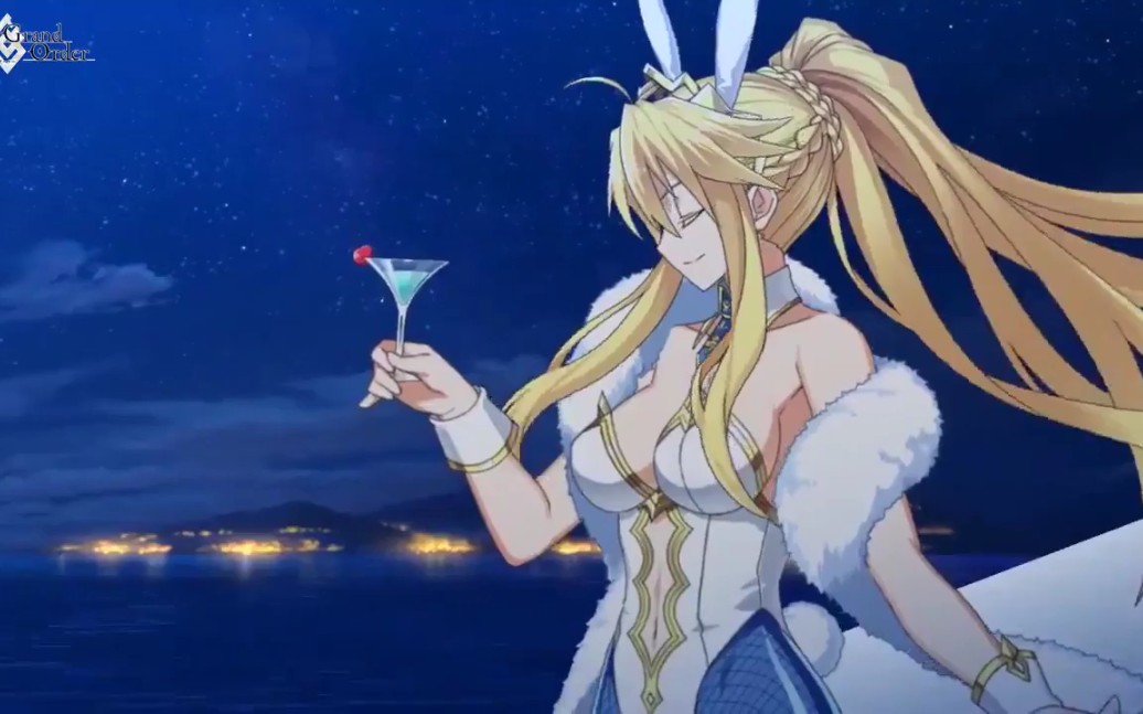 【fgo】阿尔托莉雅(ruler) 原始 三破宝具动画演示 尺呆/尺阶呆毛/兔