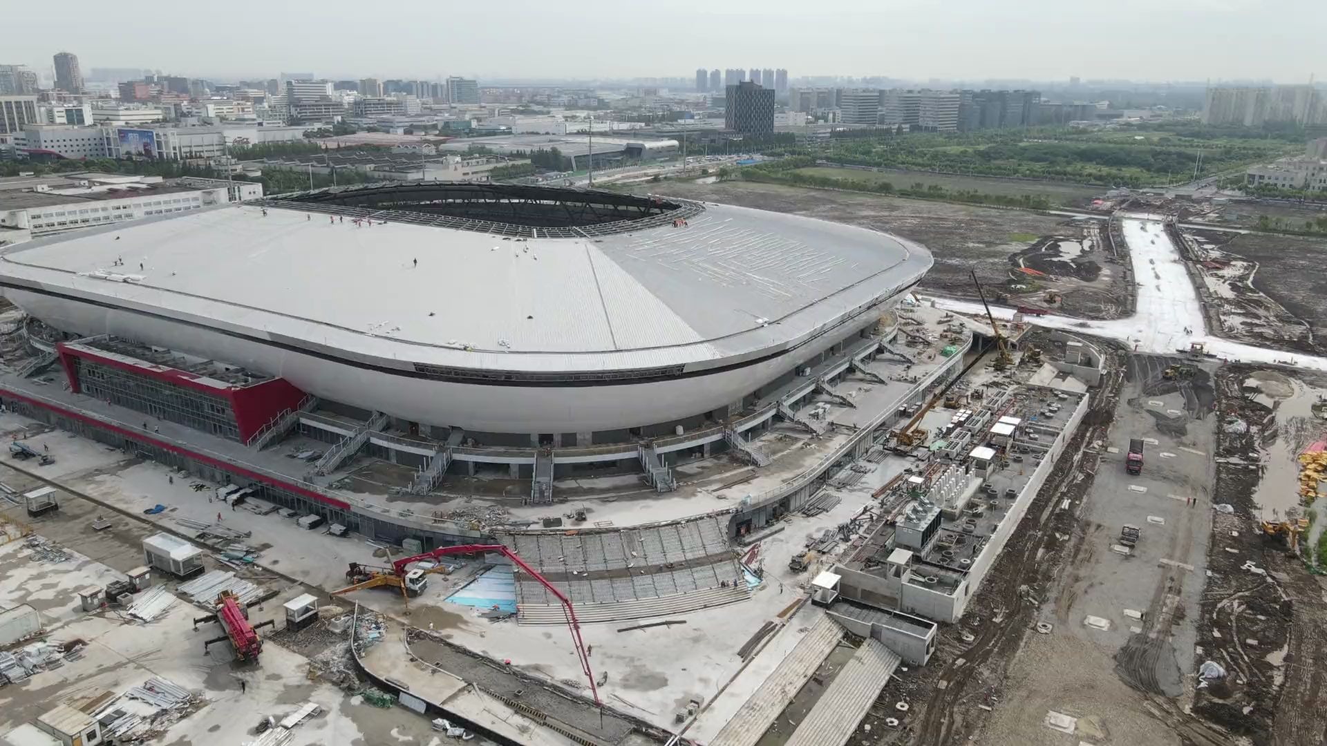 上海上港新主场:浦东足球场将阶段性交付使用