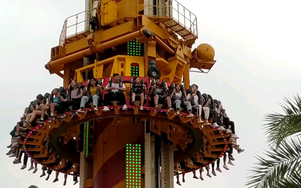 100秒带你体验45米高的自由落体