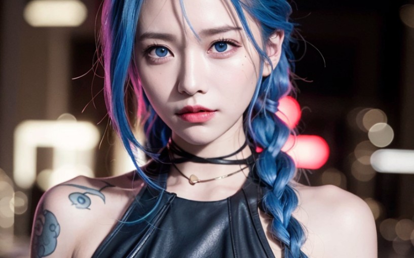 ai coser 英雄联盟 金克丝