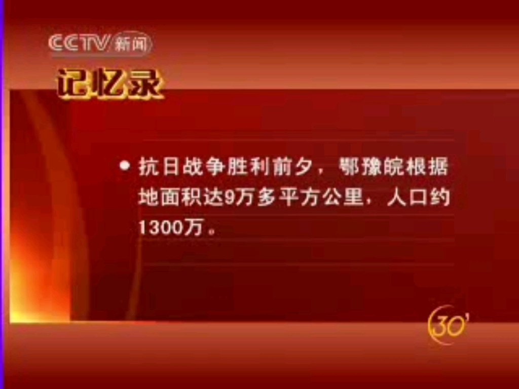 【放送文化】cctv-13新闻频道《新闻30分》中场广告 2007.5.24期