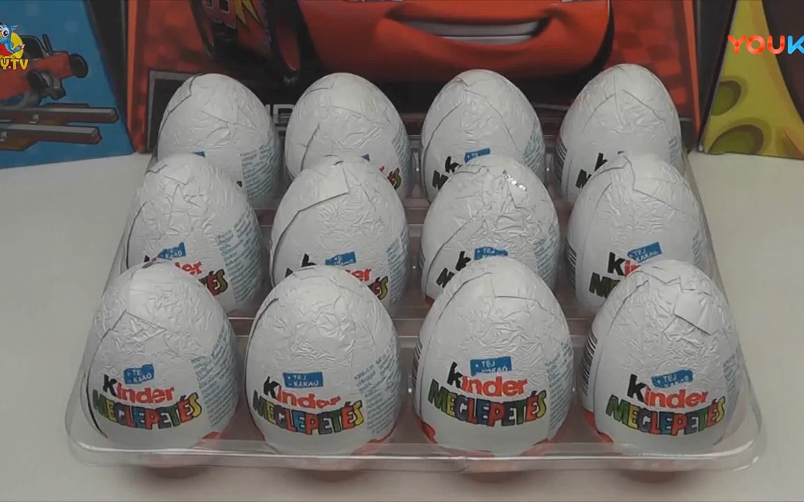 12颗健达奇趣蛋玩具 拆出美妙儿童玩具