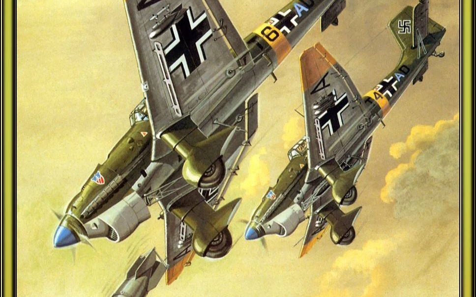 【战争雷霆】"尖啸死神"斯图卡俯冲轰炸机—ju87-r2