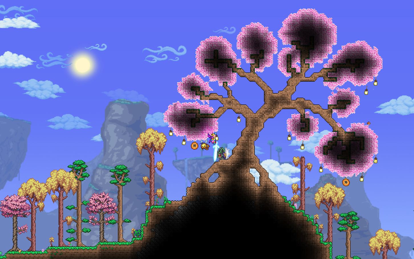 泰拉瑞亚一棵樱花树的诞生