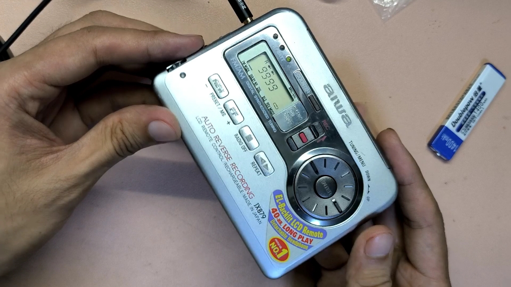 爱华jx879磁带随身听维修测试,试听韩宝仪磁带.经典老歌.