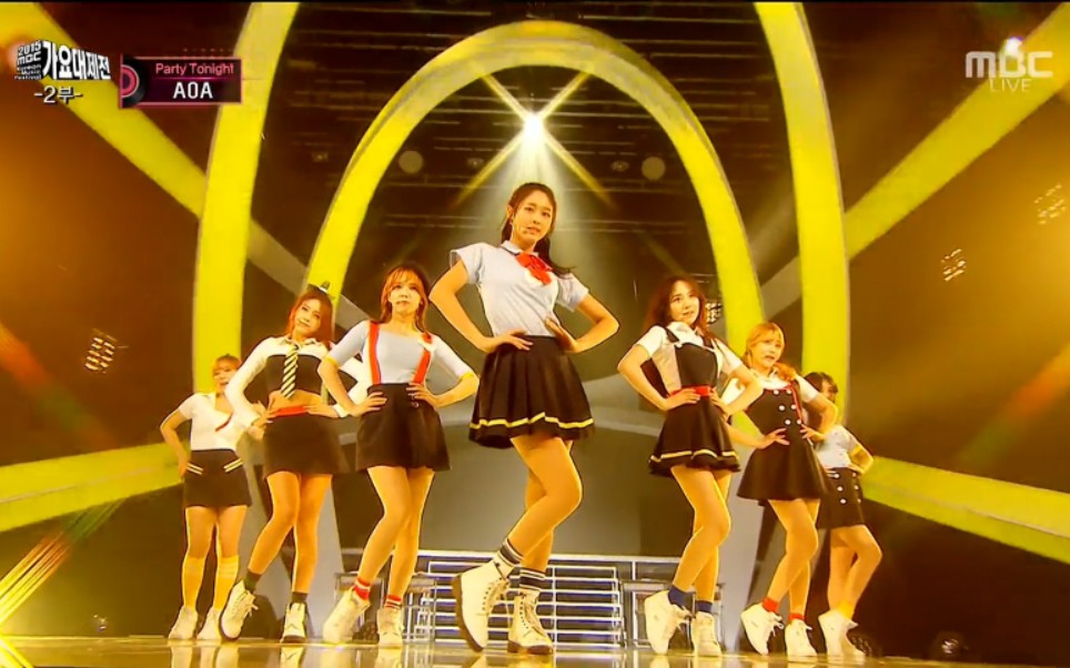 【aoa】heart attack 舞台 mbc music festival 151231