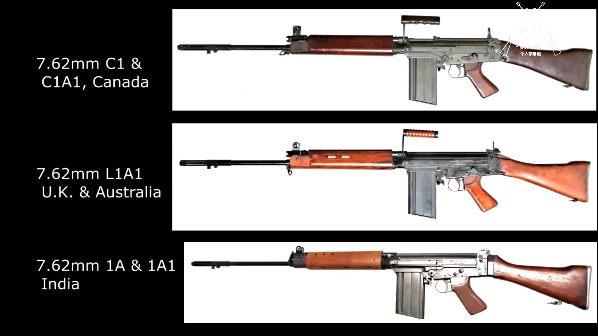 [图]【中字】英制FAL-7.62毫米 L1A1，C1，与SLR步枪之概观【Ian Skennerton】