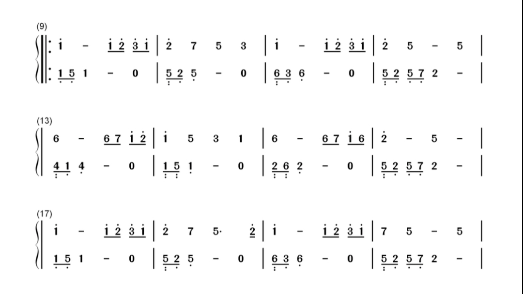 [图]且听风吟钢琴谱#蜗居#电视插曲#钢琴谱 #钢琴教学 #钢琴简谱