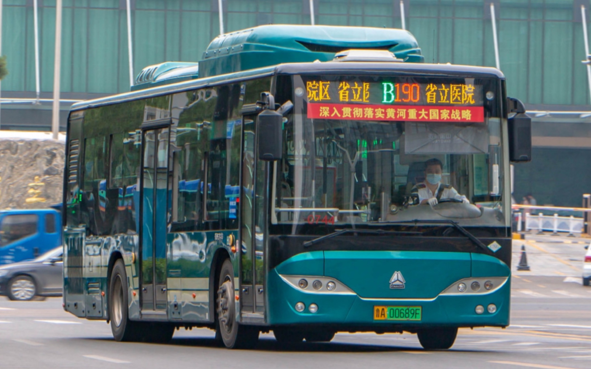 【4k|pov-144】医院间大站车 济南公交b190路下行全程前方展望pov