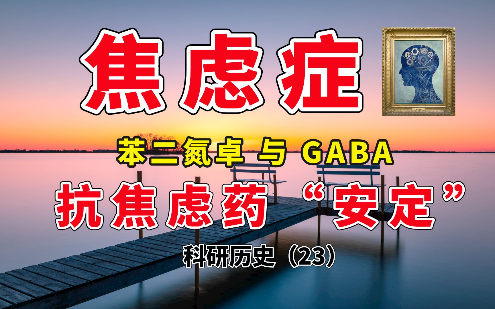 [图]【脑科学】焦虑症：抗焦虑药“安定”，GABA，苯二氮卓（科研历史23）