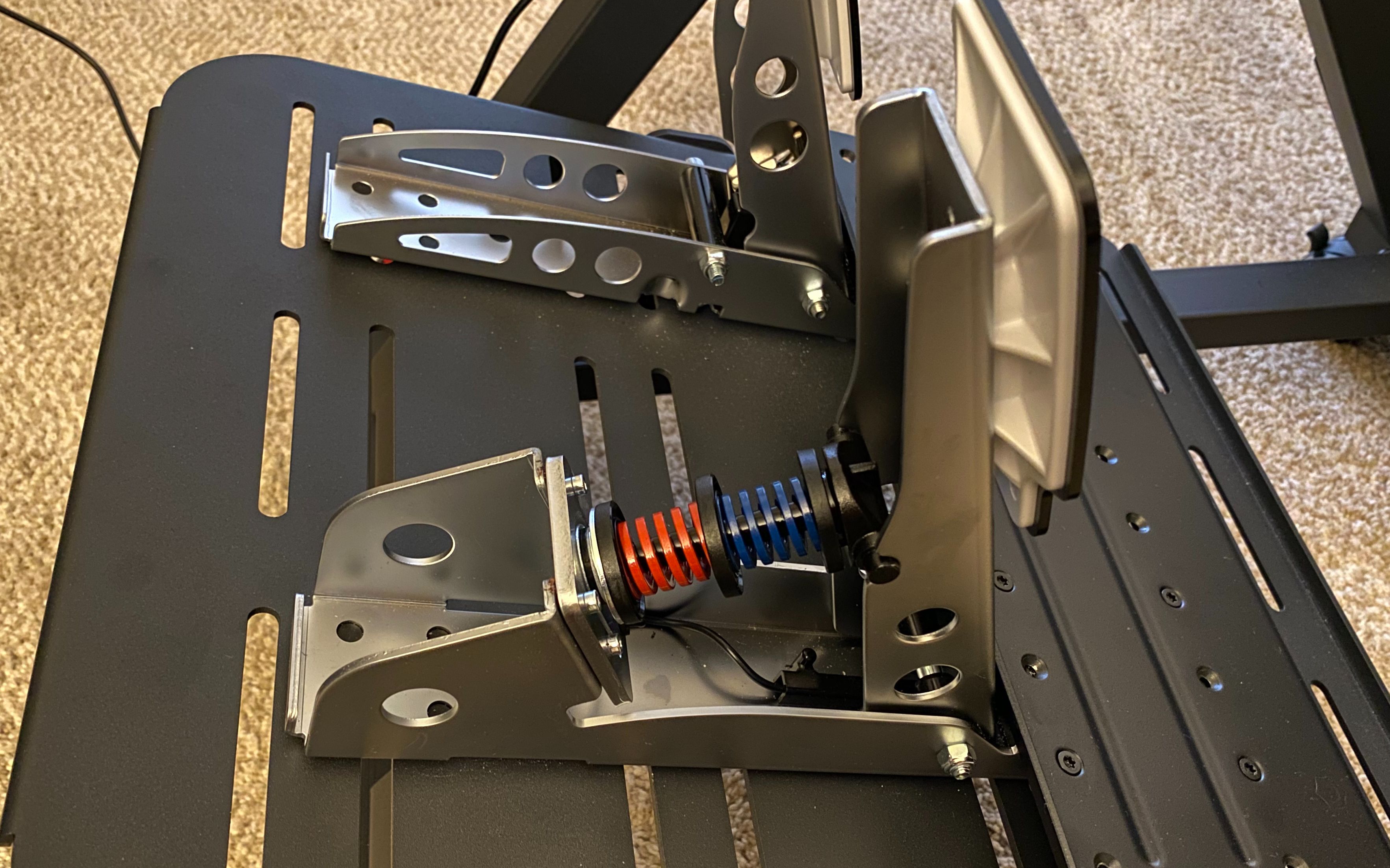 fanatec csl压感刹车踏板diy模具弹簧mod